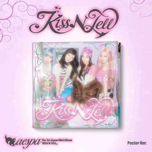AESPA - JAPAN 1ST MINI ALBUM KISS N TELL (POSTER VER.)