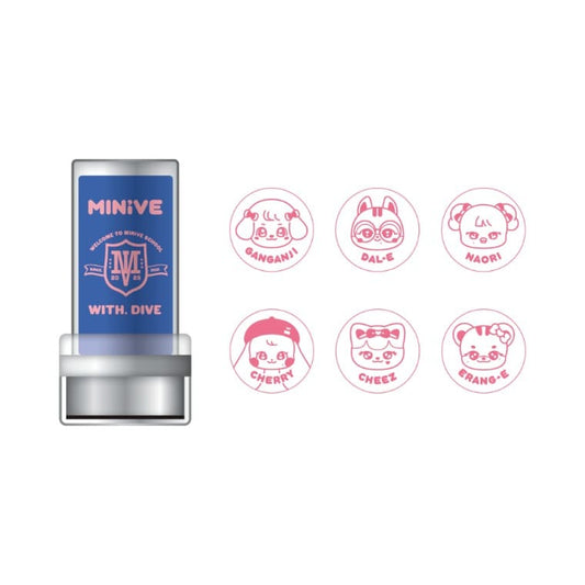 IVE - 2025 IVE MINIVE POP-UP WELCOME TO MINIVE SCHOOL OFFICIAL MERCH MINIVE STAMP
