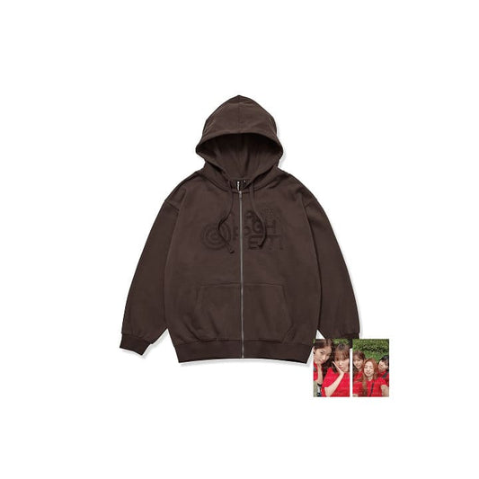 LE SSERAFIM - SPAGHETTI OFFICIAL MERCH ZIP-UP HOODIE