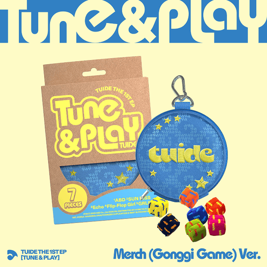 TUIDE - 1ST EP ALBUM TUNE & PLAY MERCH (GONGGI GAME) VER.