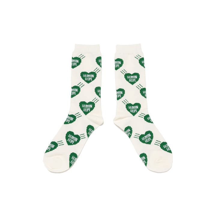 BTS J-HOPE X HUMAN MADE - HUMAN HOPE OFFICIAL MERCH HEART SOCKS