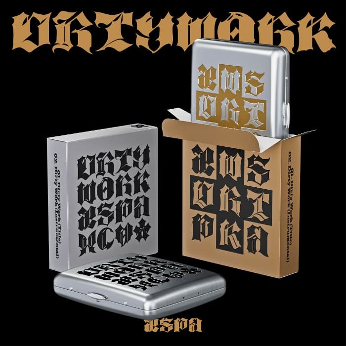 AESPA - 1ST SINGLE ALBUM DIRTY WORK DIRTY CASE VER.