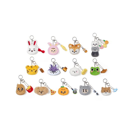 SEVENTEEN - MINITEEN OFFICIAL MERCH FACE PLUSH KEYRING