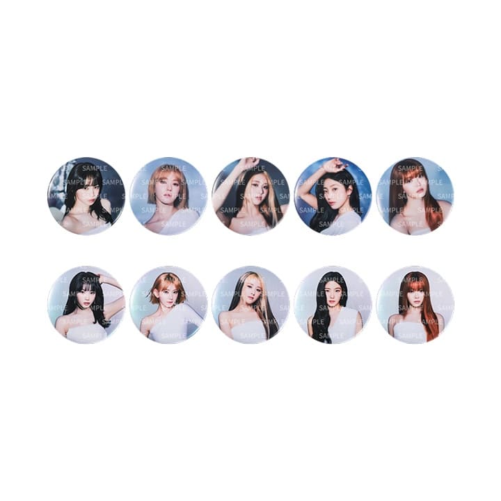 LE SSERAFIM - WORLD TOUR PUREFLOW IN JAPAN OFFICIAL MERCH CAN BADGE
