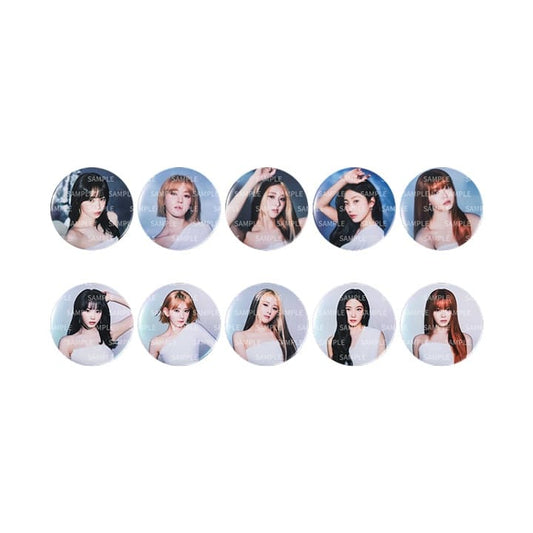 LE SSERAFIM - WORLD TOUR PUREFLOW IN JAPAN OFFICIAL MERCH CAN BADGE