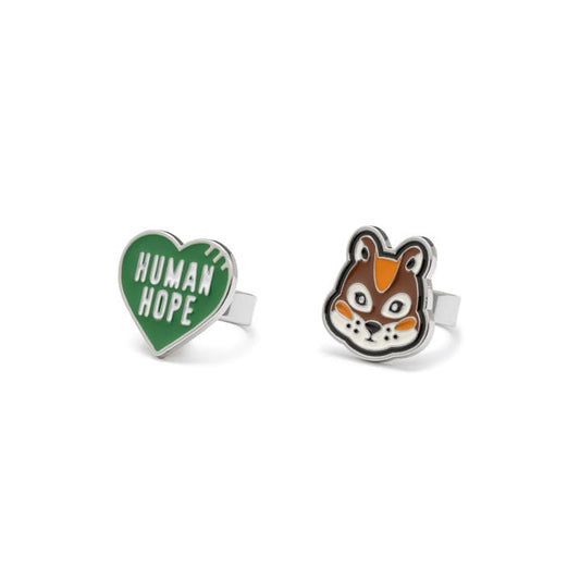 BTS J-HOPE X HUMAN MADE - HUMAN HOPE OFFICIAL MERCH RING SET (SEASON 2)