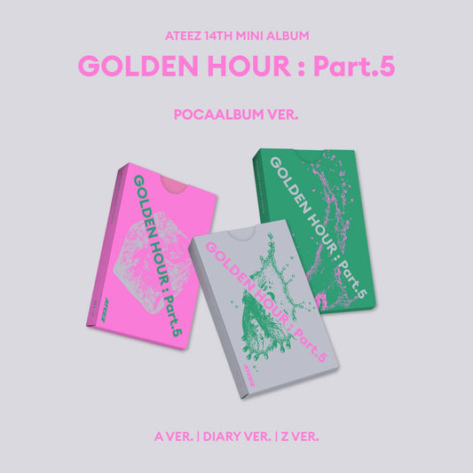 ATEEZ - 14TH MINI ALBUM GOLDEN HOUR : PART.5 (POCAALBUM VER.)