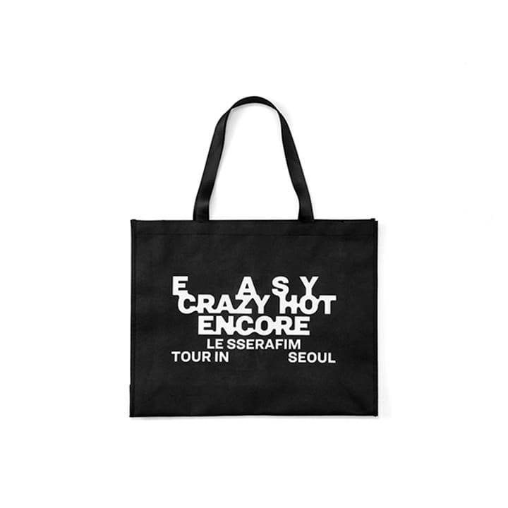 LE SSERAFIM - EASY CRAZY HOT ENCORE TOUR IN SEOUL OFFICIAL MERCH SHOPPER BAG