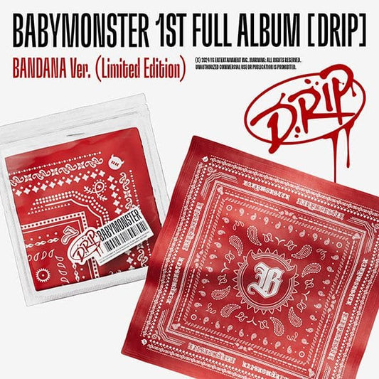 BABYMONSTER - 1ST FULL ALBUM DRIP BANDANA VER. (LIMITED EDITION)