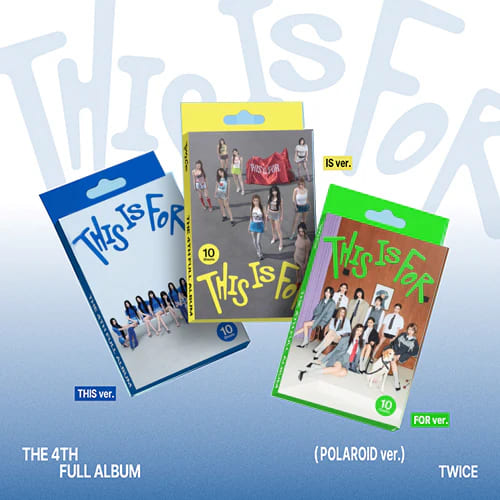 TWICE - 4TH FULL ALBUM THIS IS FOR (POLAROID VER.)