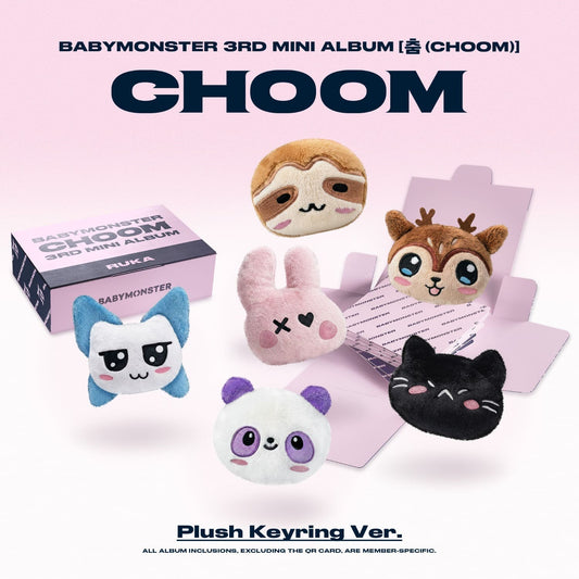 BABYMONSTER - 3RD MINI ALBUM CHOOM (PLUSH KEYRING VER.)