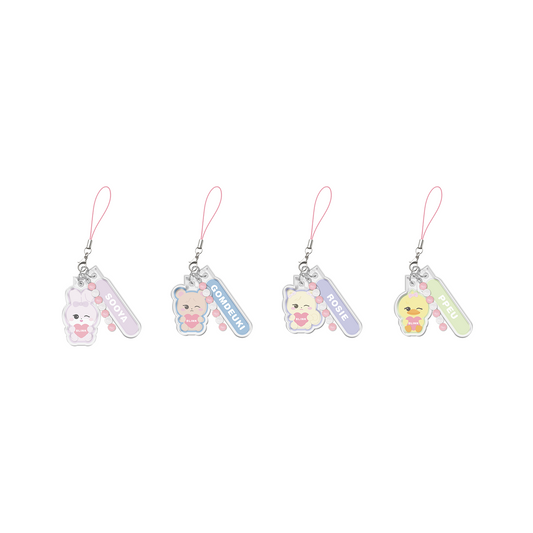 BLACKPINK - WORLD TOUR DEADLINE OFFICIAL MERCH BLACKPINK CHARACTER LIGHT STICK AIRTUBE KEYRING