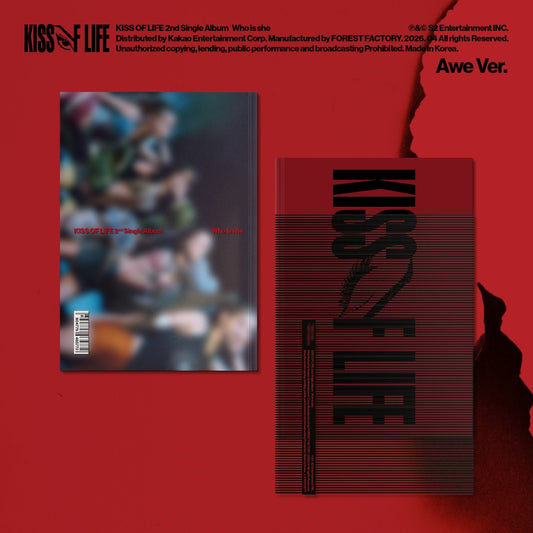 KISS OF LIFE - 2ND SINGLE ALBUM WHO IS SHE (AWE VER.)
