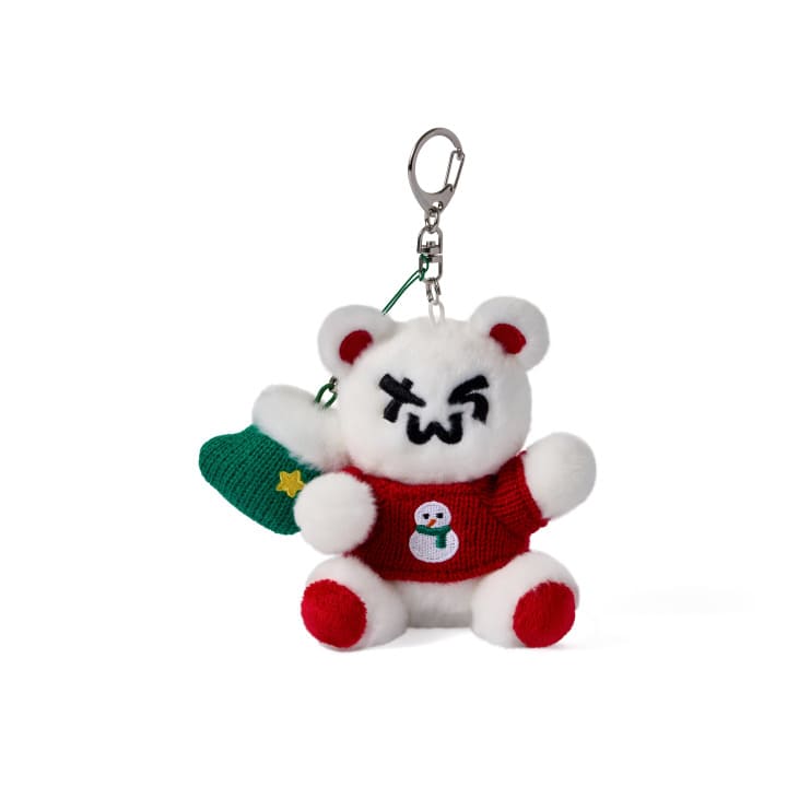 TWS - TWS : HOLIDAY WITH US OFFICIAL MERCH PLUSH KEYRING (BEAR)