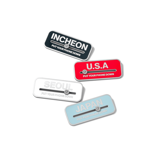 CORTIS - WORLD TOUR PUT YOUR PHONE DOWN OFFICIAL MERCH TOUR BADGE