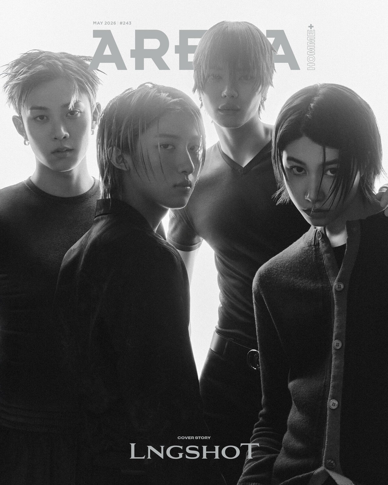 LNGSHOT - ARENA HOMME+ MAGAZINE 2026 MAY ISSUE B TYPE (LNGSHOT GROUP COVER)
