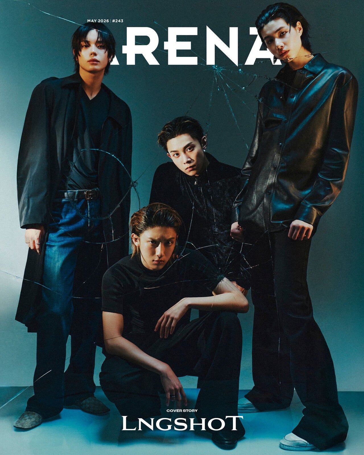 LNGSHOT - ARENA HOMME+ MAGAZINE 2026 MAY ISSUE A TYPE (LNGSHOT GROUP COVER)