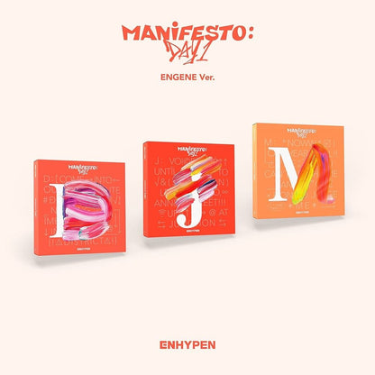 ENHYPEN - 3RD MINI ALBUM MANIFESTO : DAY 1 ENGENE VER.