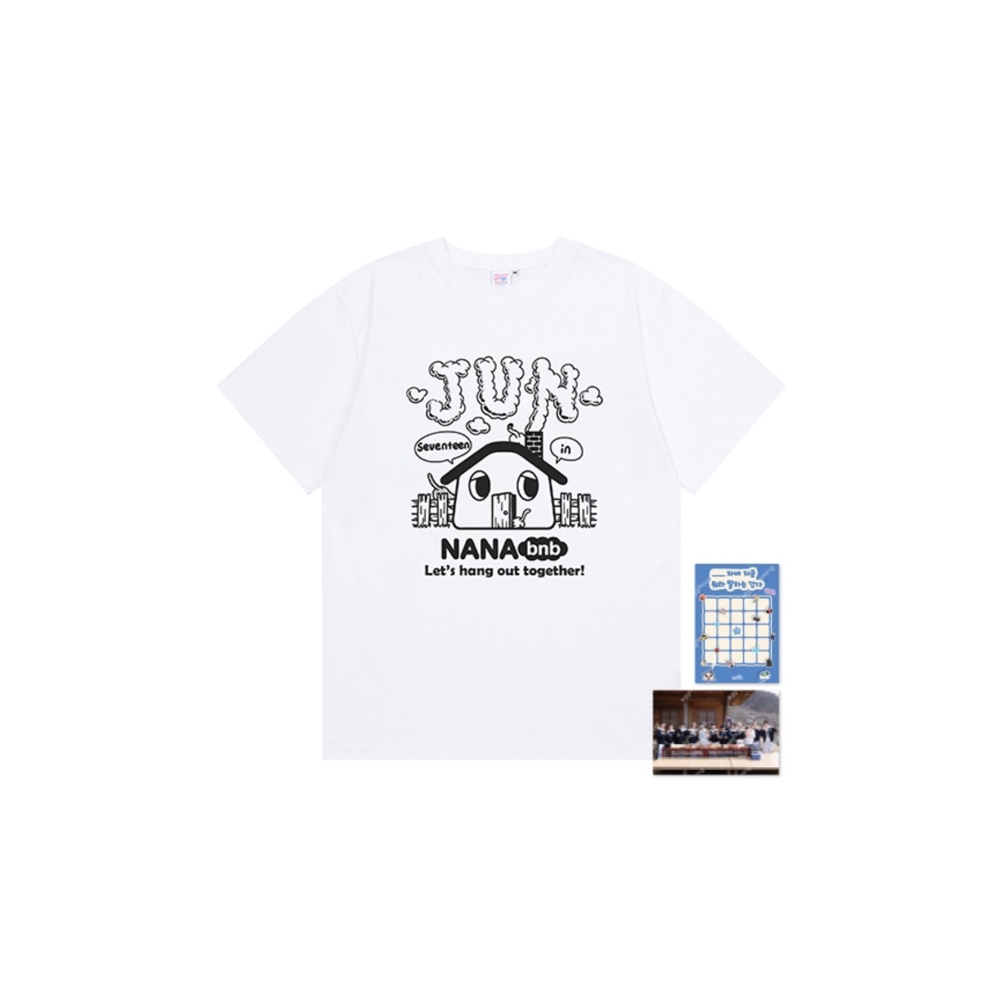 SEVENTEEN - NANA BNB WITH SEVENTEEN OFFICIAL MERCH T-SHIRT JUN