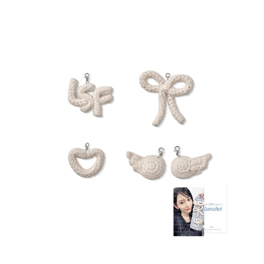 LE SSERAFIM - KKUROCHET OFFICIAL MERCH POUCH CHARM SET