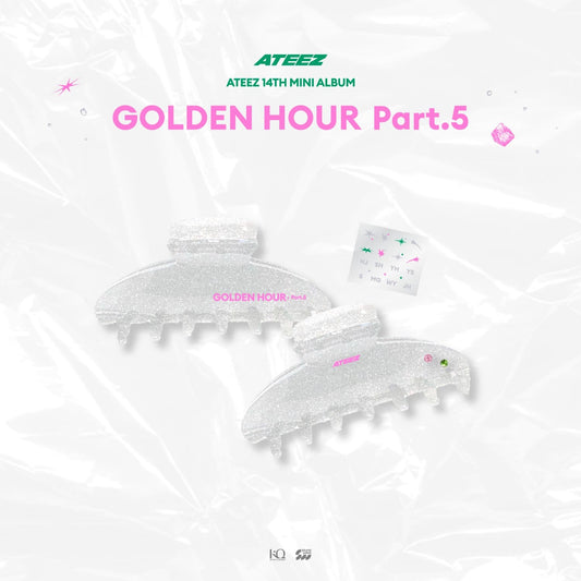 ATEEZ - 14TH MINI ALBUM GOLDEN HOUR : PART.5 POP-UP STORE OFFICIAL MERCH HAIR CLIP