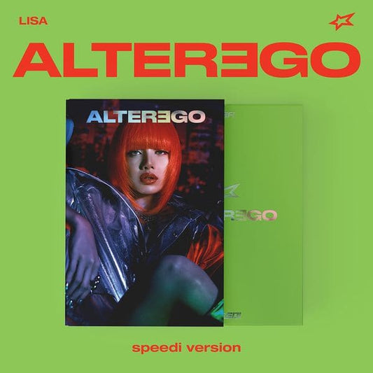 BLACKPINK LISA 1st Solo Album ALTER EGO Photobook version speedi version with photocards