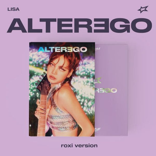 BLACKPINK LISA 1st Solo Album ALTER EGO Photobook version roxi version with photocards