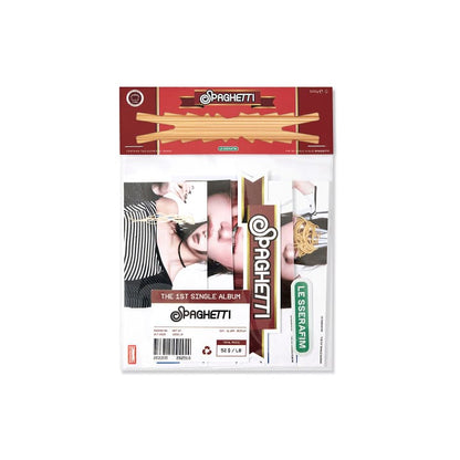 LE SSERAFIM - SPAGHETTI OFFICIAL MERCH STICKER SET A