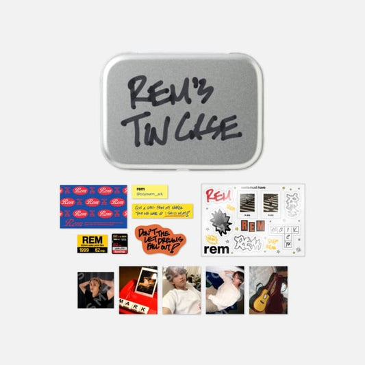 NCT 127 MARK - THE FIRSTFRUIT OFFICIAL MERCH REM'S TIN CASE