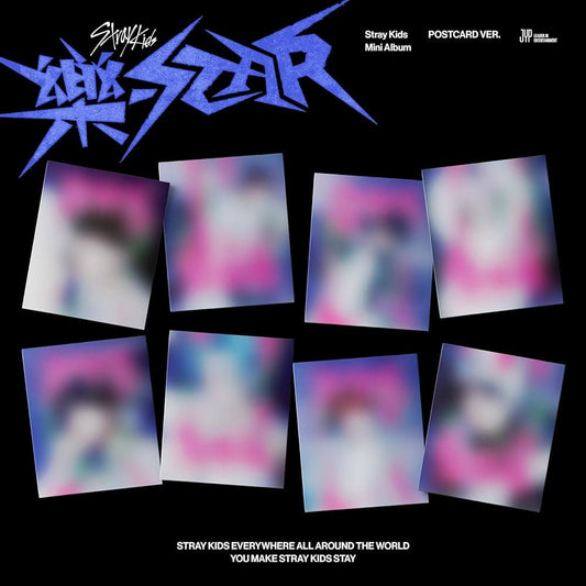 STRAY KIDS - 8TH MINI ALBUM 樂-STAR ROCK-STAR POSTCARD VER.