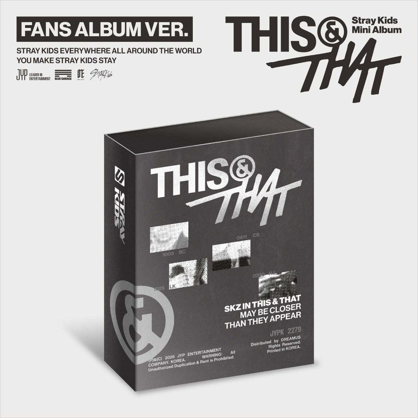 STRAY KIDS - 10TH MINI ALBUM THIS & THAT (FANS ALBUM VER.)
