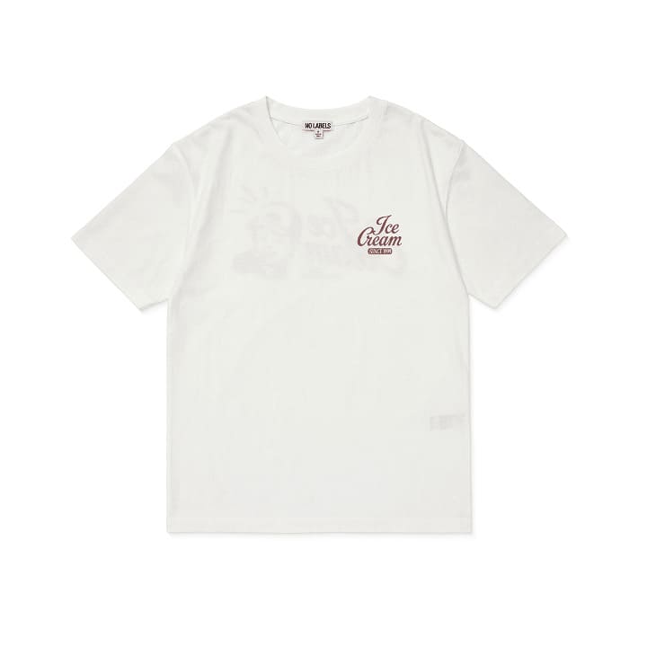 TXT YEONJUN - NO LABELS: PART 02 OFFICIAL MERCH S/S T-SHIRT (CREAM)