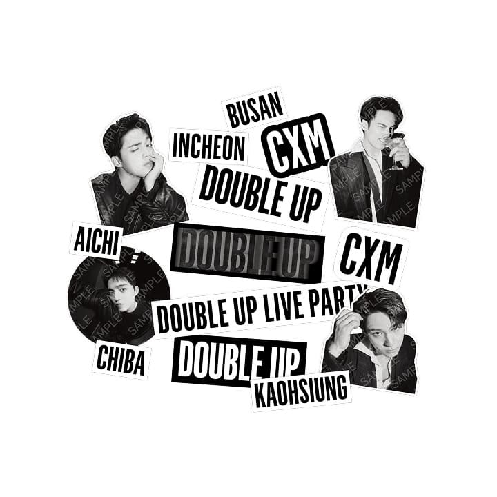 SEVENTEEN - CXM DOUBLE UP OFFICIAL MERCH STICKER SET