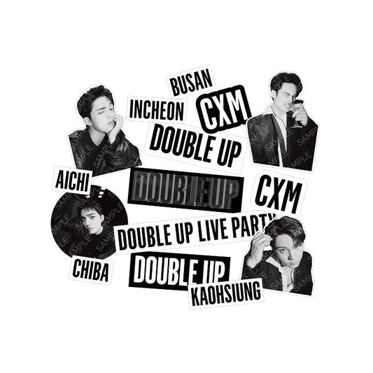 SEVENTEEN - CXM DOUBLE UP OFFICIAL MERCH STICKER SET