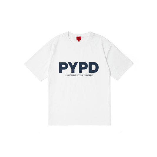 CORTIS - WORLD TOUR PUT YOUR PHONE DOWN OFFICIAL MERCH PYPD T-SHIRT (WHITE)