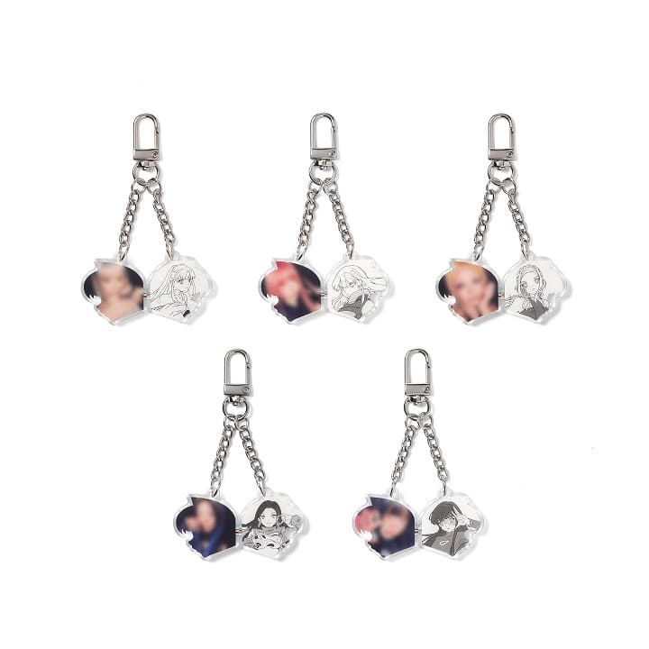 LE SSERAFIM - MADE MY NIGHT OFFICIAL MERCH PHOTO KEYRING