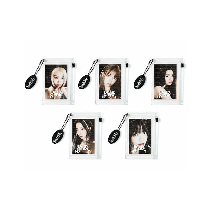 LE SSERAFIM - EASY CRAZY HOT OFFICIAL MERCH PHOTO CARD POUCH SET