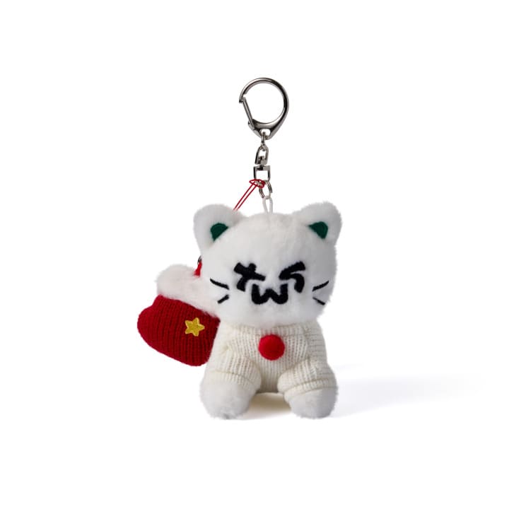 TWS - TWS : HOLIDAY WITH US OFFICIAL MERCH PLUSH KEYRING (CAT)