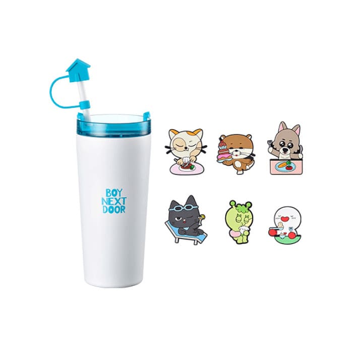 BOYNEXTDOOR - EDIYA X BBNEXDO OFFICIAL MERCH TUMBLER SET