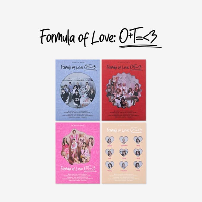 TWICE - 3RD FULL ALBUM FORMULA OF LOVE : O+T=<3