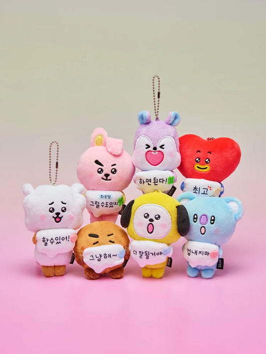 BT21 - TODAY’S MOOD CHEER UP PLUSH KEYRING