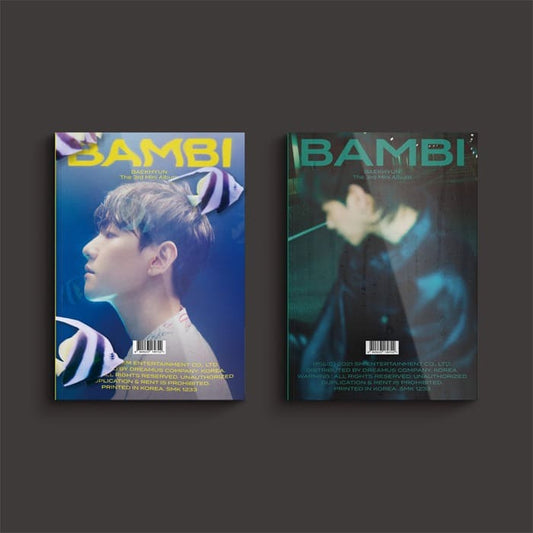 EXO BAEKHYUN - 3RD MINI ALBUM BAMBI (PHOTO BOOK VER.)
