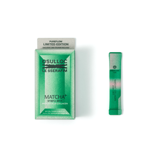 LE SSERAFIM X OSULLOC - MATCHA+ COLLAGEN TEA