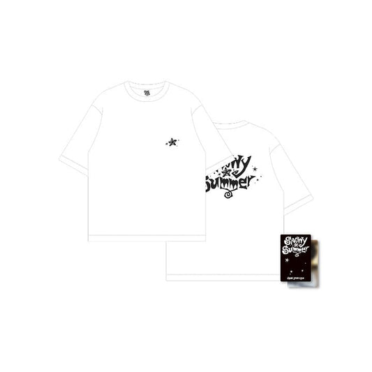 CLOSE YOUR EYES - SNOWY SUMMER OFFICIAL MERCH CANDLE BLACK T-SHIRT