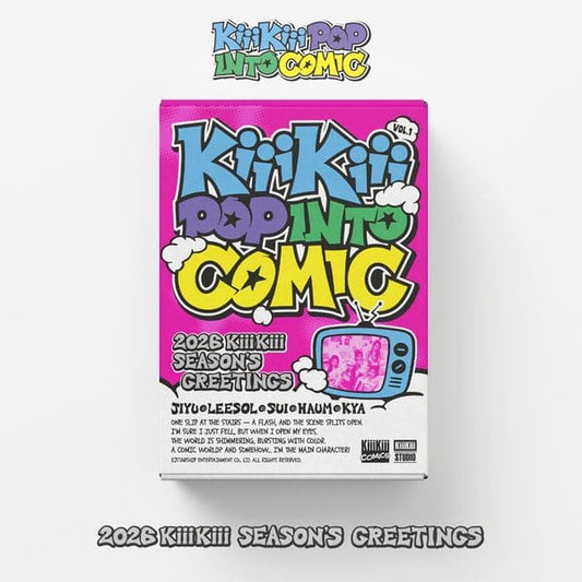 KIIIKIII - 2026 SEASON'S GREETINGS : KIIIKIII POP INTO COMIC