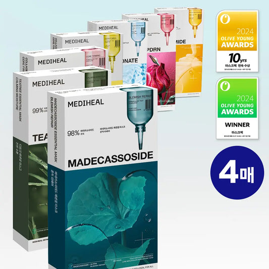 MEDIHEAL - ESSENTIAL MASK SHEET 4EA SET