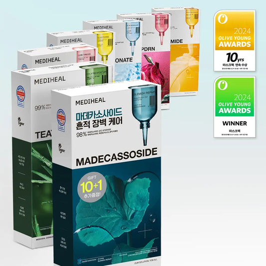 MEDIHEAL - ESSENTIAL MASK SHEET 10EA SET (+1EA)