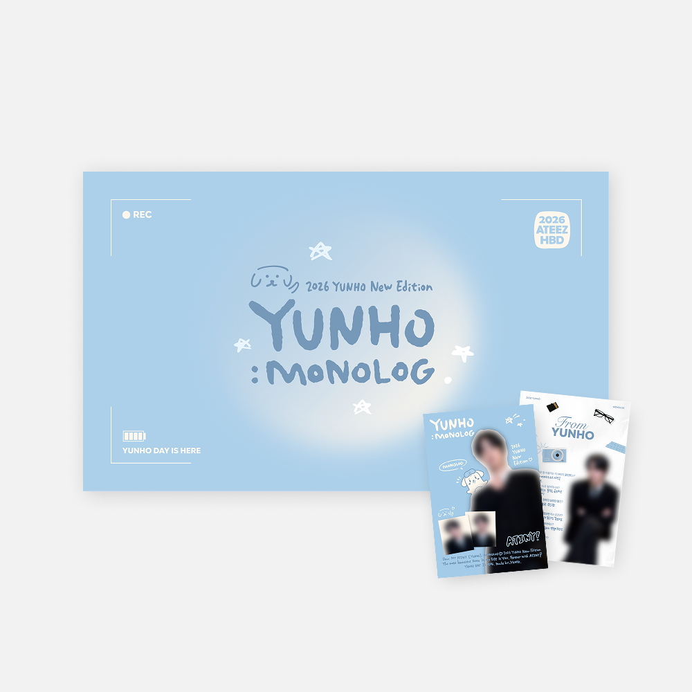 ATEEZ - 2026 ATEEZ HBD OFFICIAL MERCH YUNHO : MONOLOG