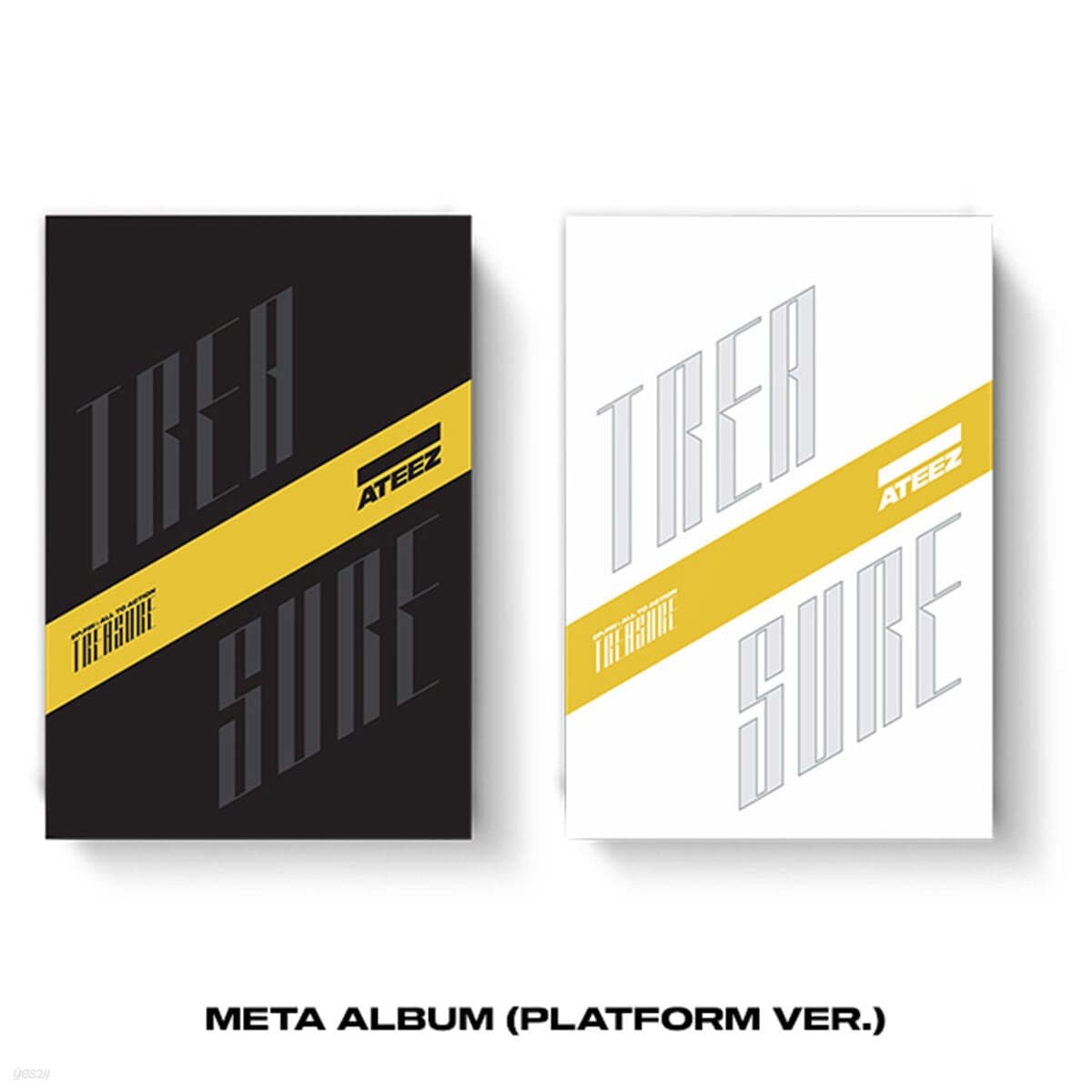 ATEEZ - TREASURE EP.FIN : All To Action Meta Album Platform version (A Version, Z Version) With Photocards, Postcards.
