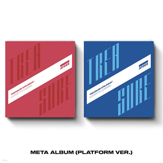 ATEEZ - TREASURE EPILOGUE : Action To Answer Meta Album Platform version (A Version, Z Version).
